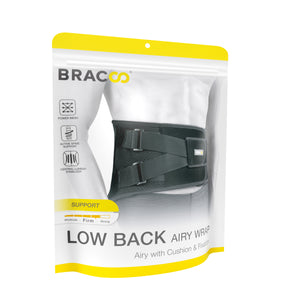 BRACOO BP61 Low Back Airy Wrap with Cushion & Fixation (*patented)