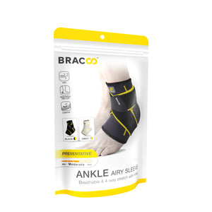 NEW ! ! <br/>FS60 Ankle Airy Sleeve Breathable & 4-way stretch with Wrap (Pair)