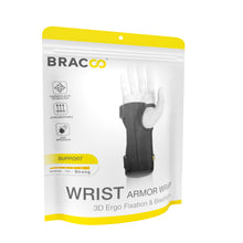 Load image into Gallery viewer, NEW ! ! (*patented)&lt;br/&gt;BRACOO WB50 Wrist Armor Wrap 3D Ergo Fixation &amp; Breathable (FlexiFit)
